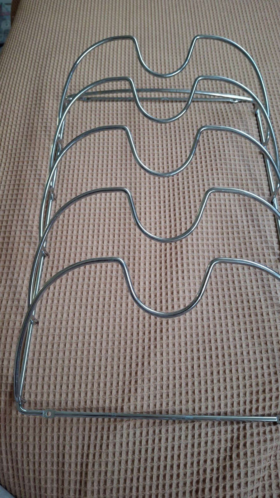 Metalen pannenrek/dekselhouder, Huis en Inrichting, Overige typen, Ophalen of Verzenden, Gebruikt, Metaal