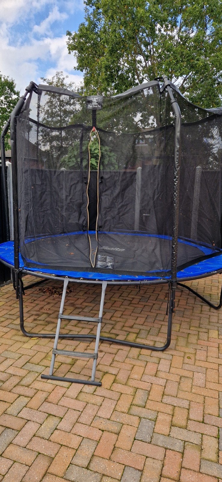 Salta Trampoline met Veiligheidsnet en Ladder, Ophalen, Gebruikt