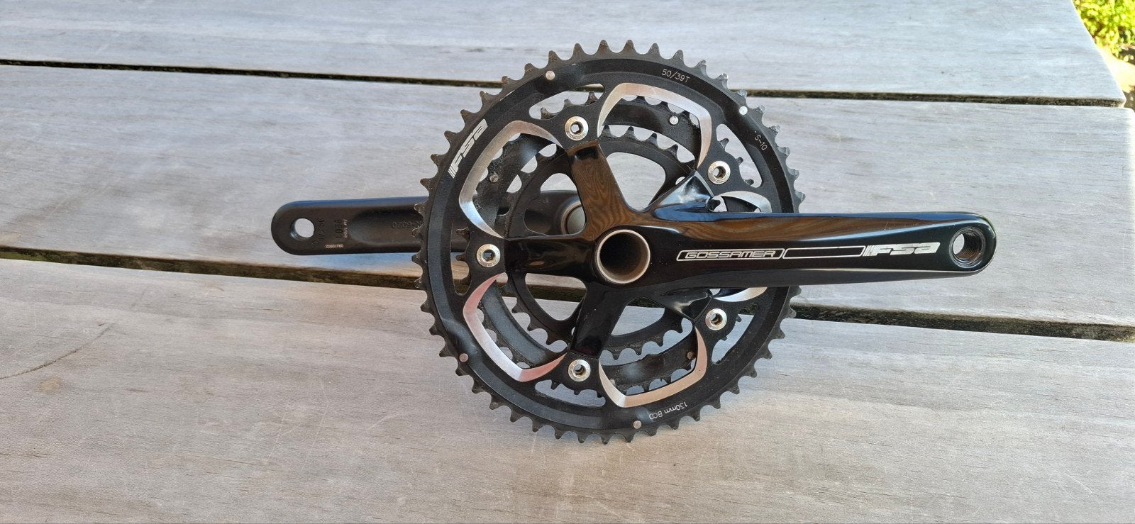 FSA Gossamer Triple Crankstel, Crankstel of Pedalen, Gebruikt, FSA, Ophalen of Verzenden