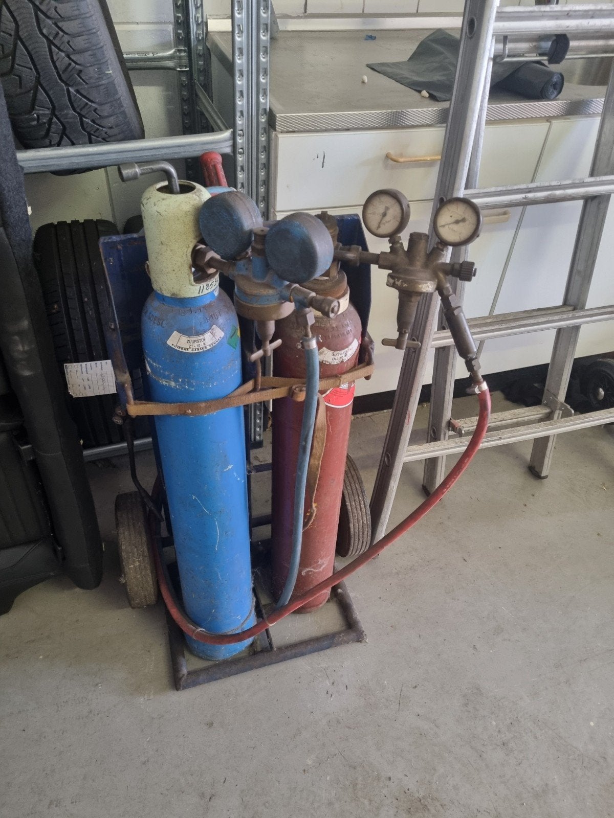 te koop brander autogereedschap., Ophalen