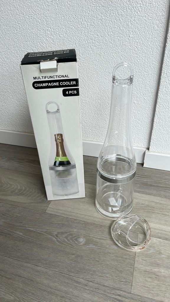 Multifunctionele Champagnekoeler - Nieuw in doos, Ophalen, Flessenkoeler, Kunststof, Nieuw