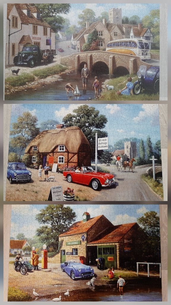 3 memories collection 1000 puzzels (prijs per puzzel), Ophalen, 500 t/m 1500 stukjes, Gebruikt, Legpuzzel