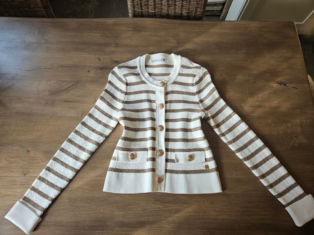 Nieuw vestje Label DOT mt.34, Kleding | Dames, Truien en Vesten, Label DOT, Bruin, Nieuw, Ophalen of Verzenden