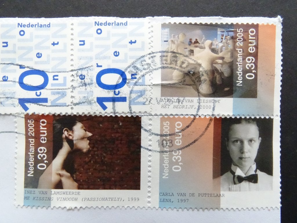 Postzegels NL / Strookje 2005 / € 0,39, Ophalen of Verzenden, Na 1940, Gestempeld