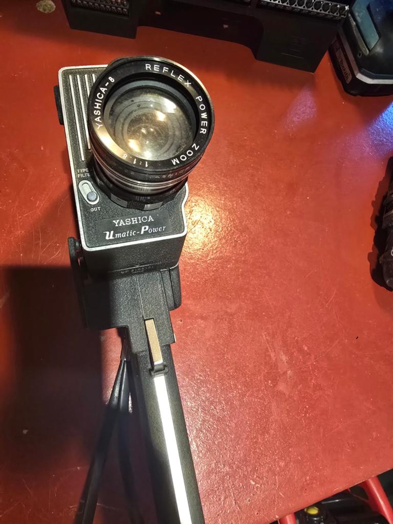 Vintage Yashica U-Matic-Power 8mm filmcamera, Audio, Tv en Foto, Videocamera's Analoog, Ophalen of Verzenden, 8mm, Camera