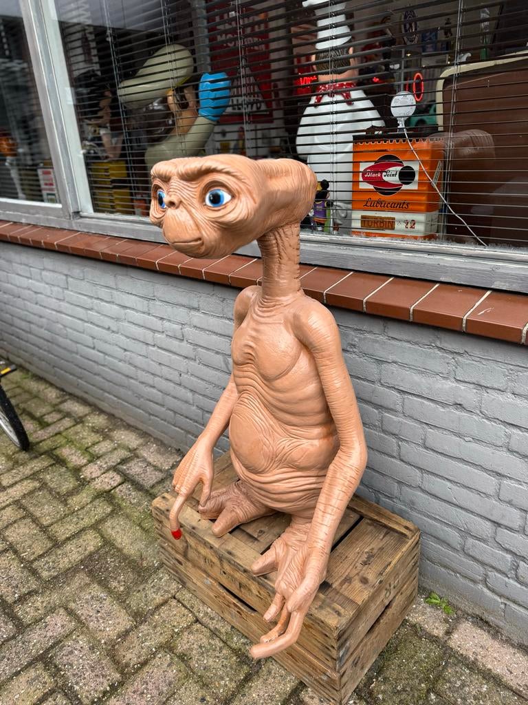 Grote E.T. the Extra-Terrestrial Figuur - Film Prop Replica, Ophalen, Actiefiguur of Pop, ., Zo goed als nieuw