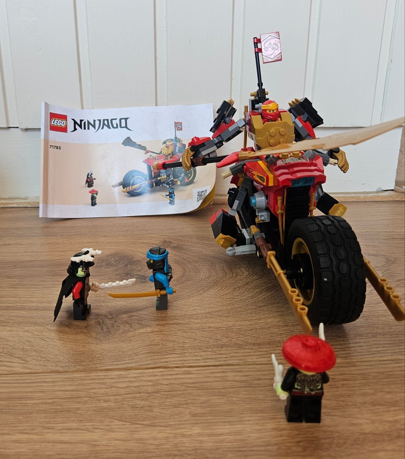 LEGO Ninjago 71783 Kai’s Mech Rider EVO, Compleet, Lego, Ophalen of Verzenden, Zo goed als nieuw
