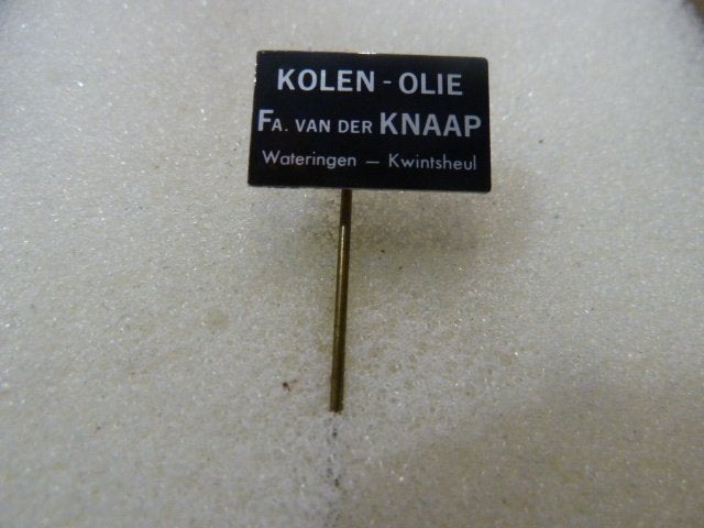 Kolen - Olie Fa. van der Knaap Wateringen - Kwintsheul, Verzamelen, Ophalen of Verzenden, Zo goed als nieuw, Overige onderwerpen