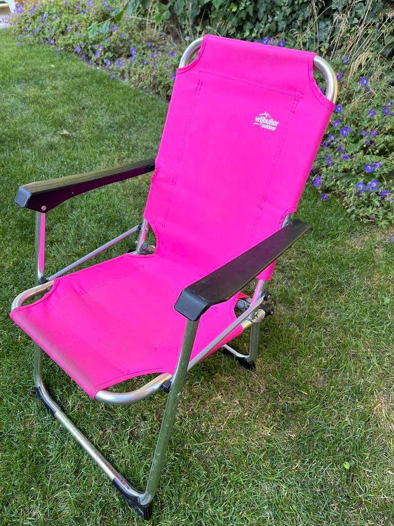 Campingstoel kind roze, Ophalen, Zo goed als nieuw, Campingstoel