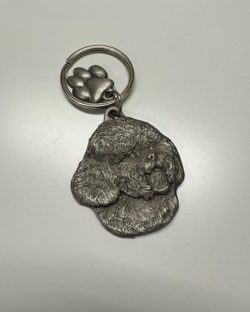 Sleutelhanger Bichon Frise - tin, Dier of Natuur, Nieuw, Ophalen of Verzenden, Nvt