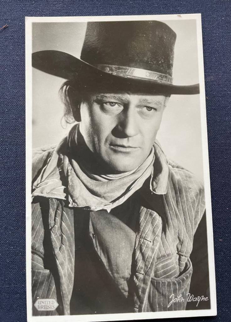 ansichtkaart / kaart van John Wayne., Verzamelen, Ansichtkaarten | Themakaarten, Verzenden, 1940 tot 1960, Sterren en Beroemdheden