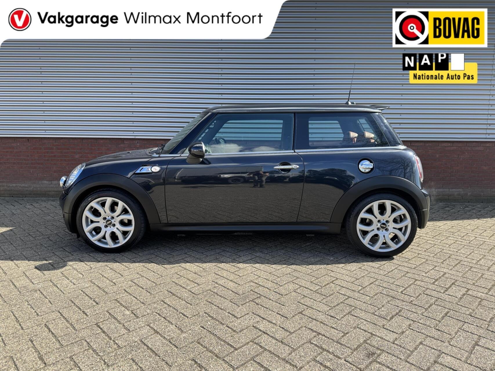 Mini Mini 1.6 Cooper S|Automaat|Leder|Cruise|Clima|Navi|Glaz, Auto's, Gebruikt, 4 cilinders, Met garantie (alle), 4 stoelen