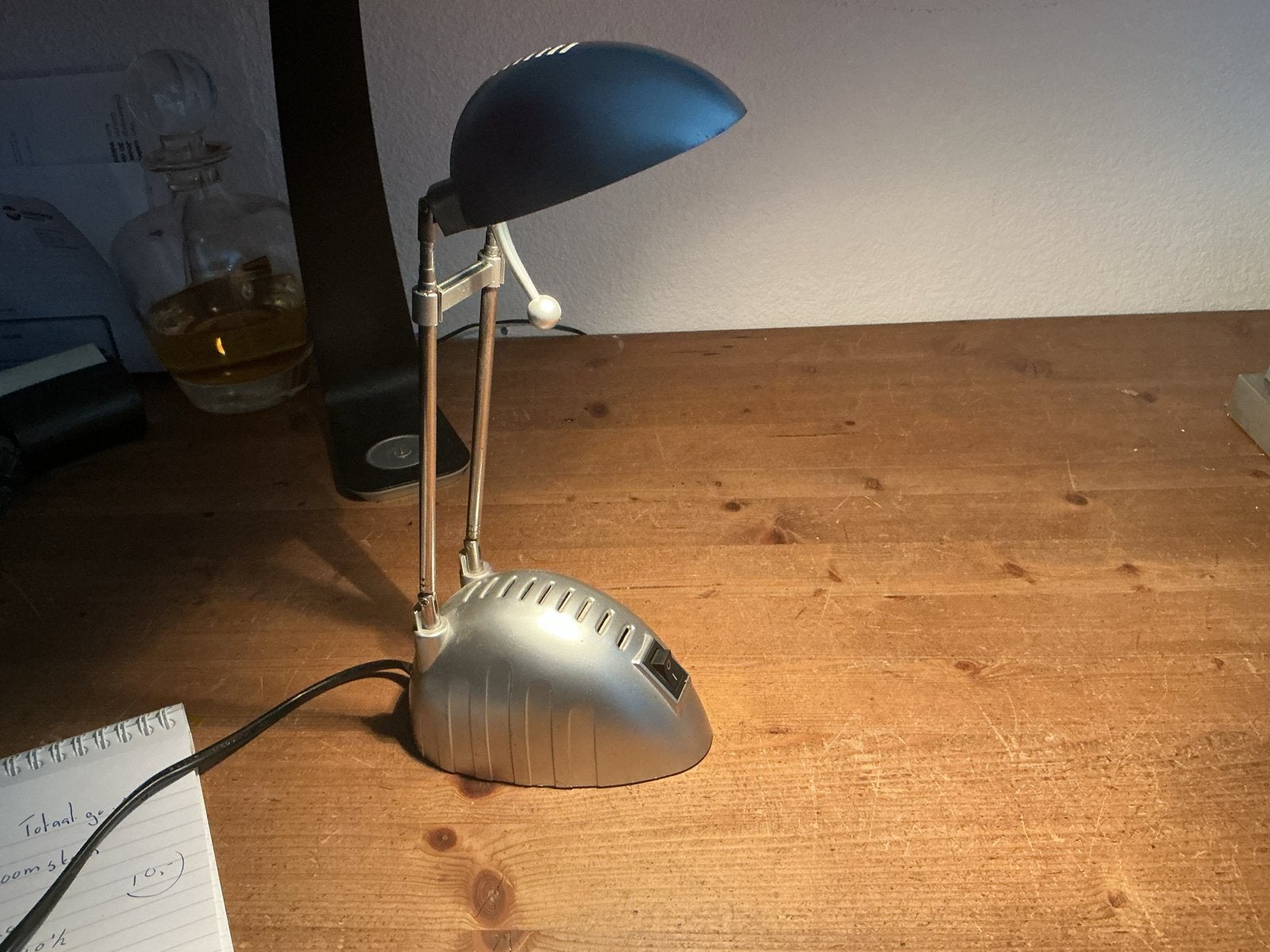 Vintage Kenwell Bureaulamp - Space Age Retro 80/90 Stijl, Huis en Inrichting, Bureaulamp, Overige merken, Vintage, Ophalen of Verzenden