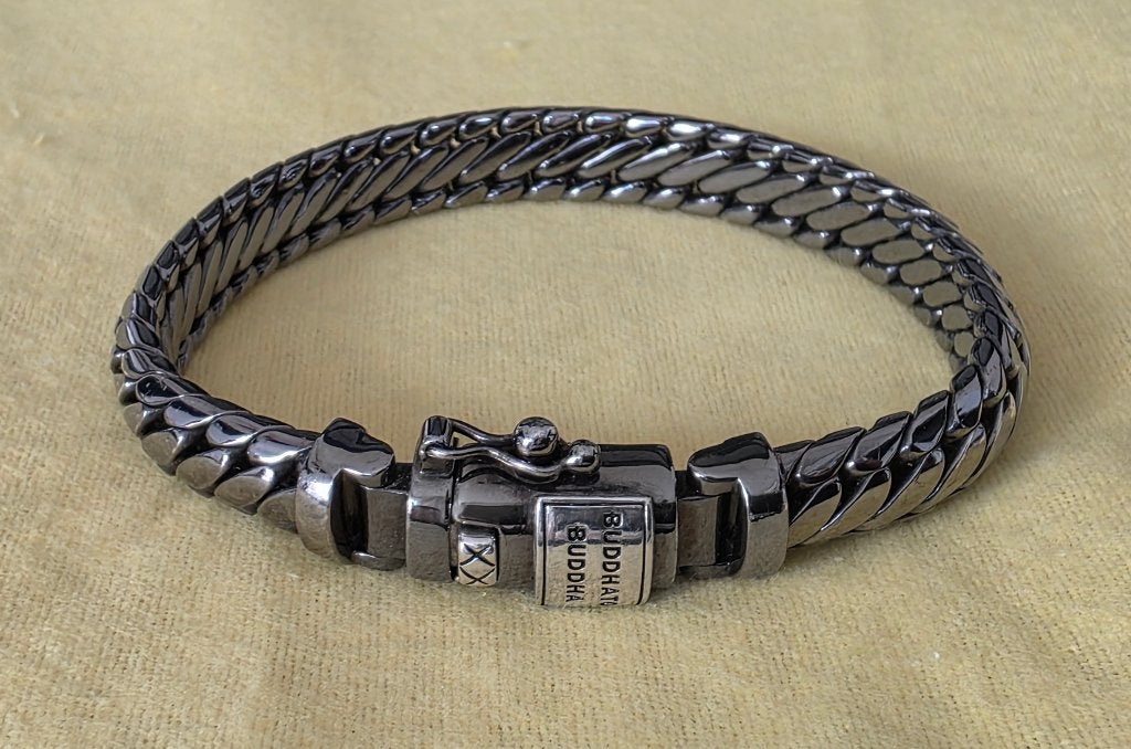 Armband BtB Ben XS Black Rhodium Shine zilver, Sieraden, Tassen en Uiterlijk, Ophalen of Verzenden, Zo goed als nieuw, Zilver