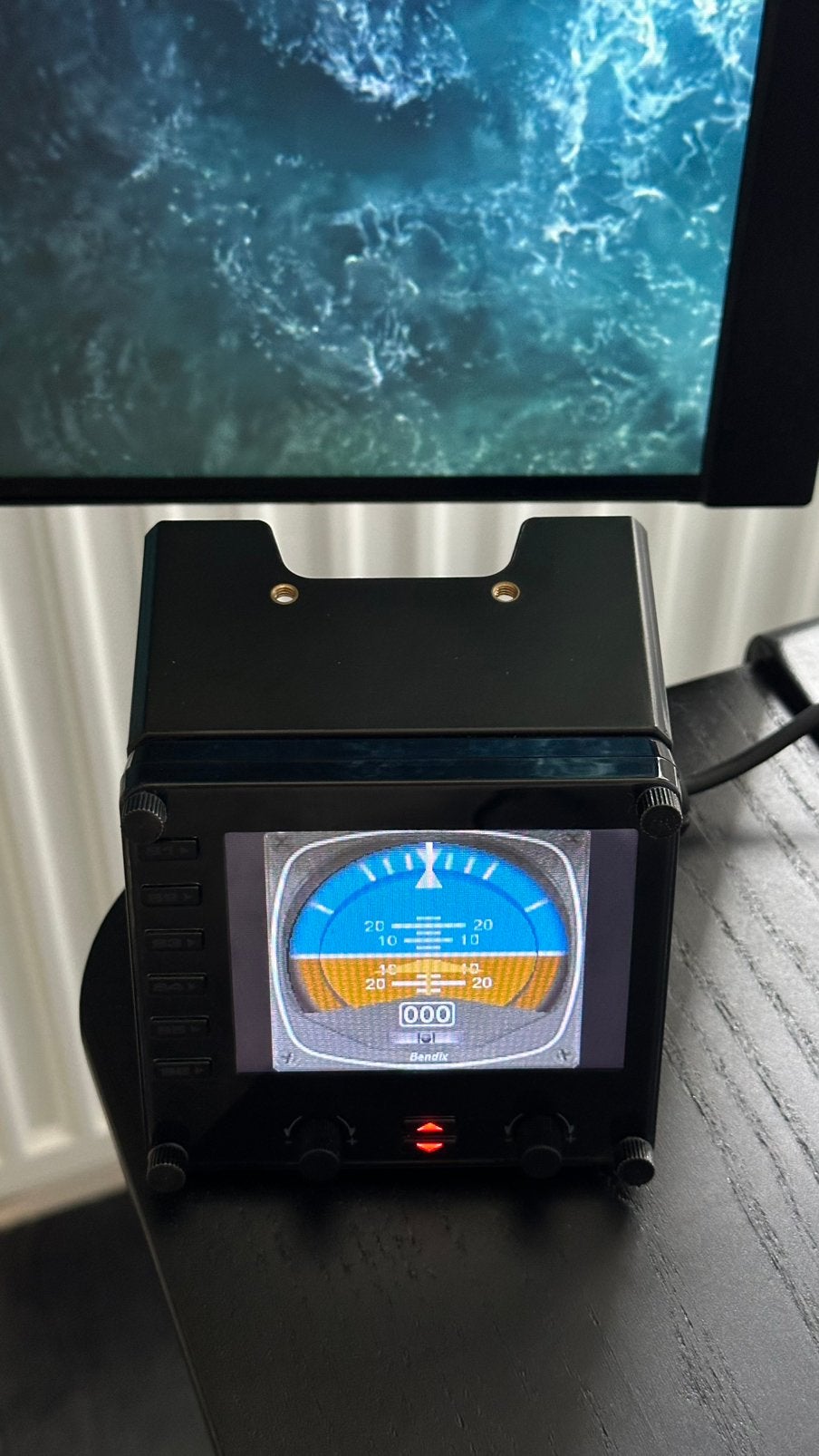 Logitech Saitek Flight Instrument Panel (FIP), Computers en Software, Joysticks, Ophalen of Verzenden, Gebruikt