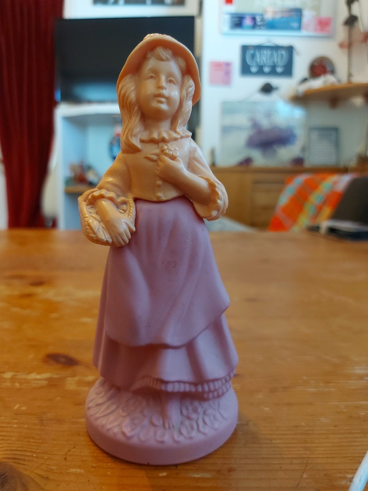 Vintage Avon Pretty Girl Pink Moonwind Cologne Beeldje, Ophalen of Verzenden