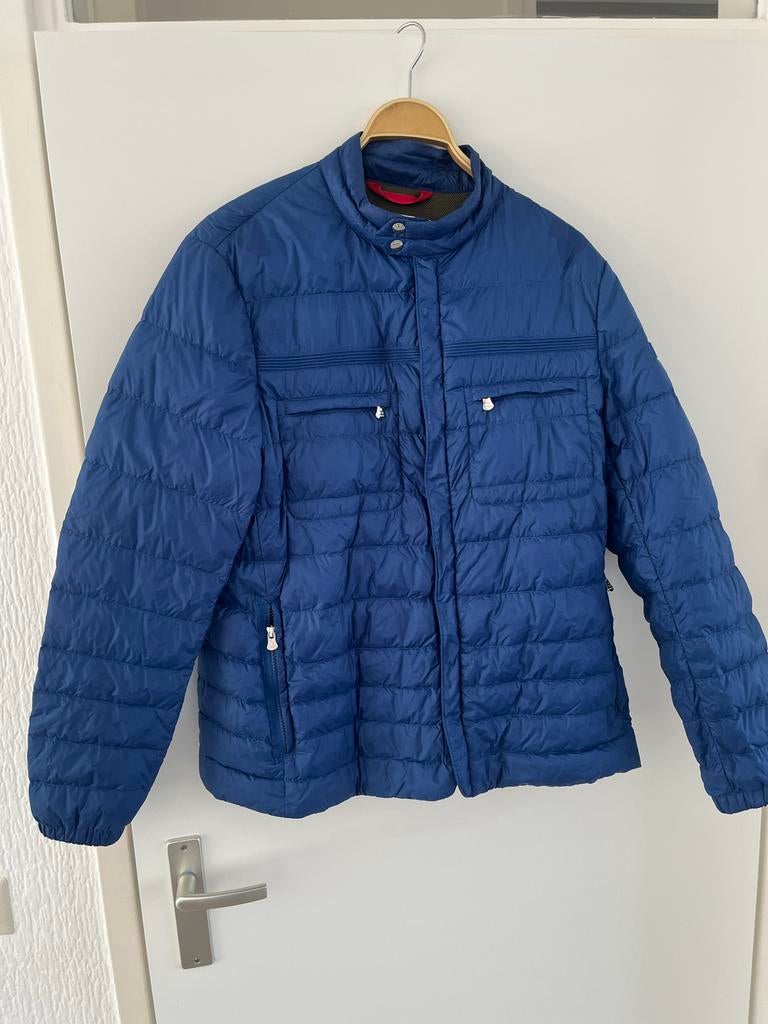Zgan Peuterey donsjack heren - Blauw Maat M, Ophalen of Verzenden, Zo goed als nieuw, Maat 48/50 (M), Blauw