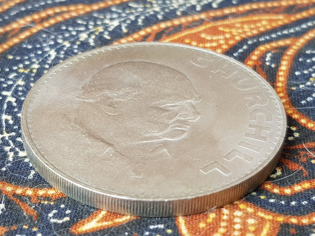 Mooie vintage Churchill penning uit Engeland 3,8 cm., Ophalen of Verzenden