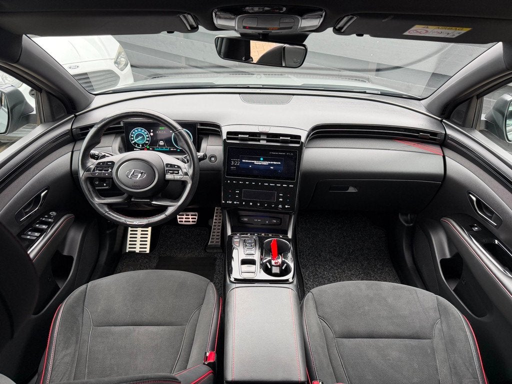 Hyundai Tucson 1.6 T-GDI PHEV N Line 4WDI Carplay I Camera, Auto's, Hyundai, Automaat, 1350 kg, Gebruikt, Zwart