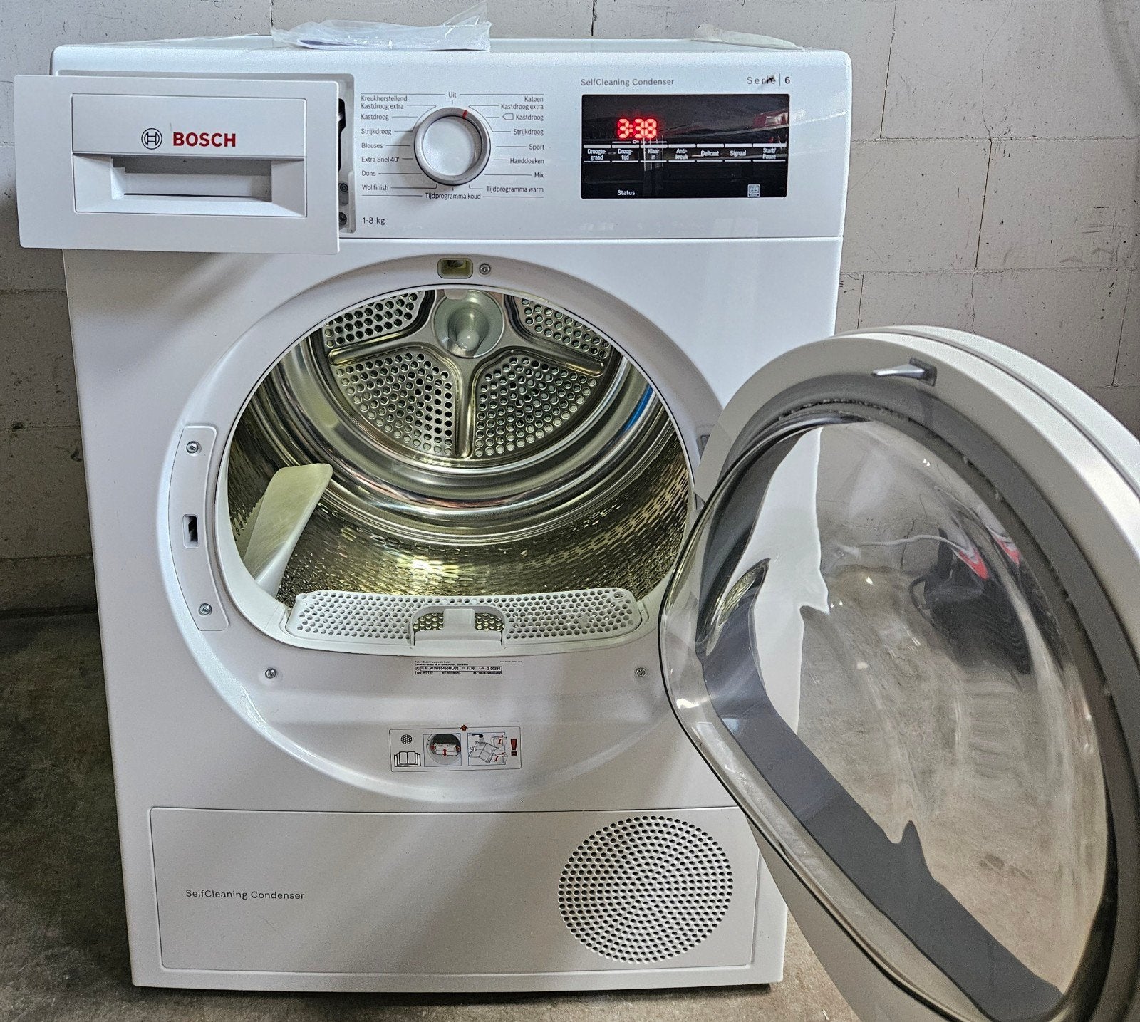 Z.G.A.N. Bosch WTW85460NL warmtepomp-condensdroger. 8kg, A++, Ophalen, Overige typen, 8 tot 10 kg, Zo goed als nieuw