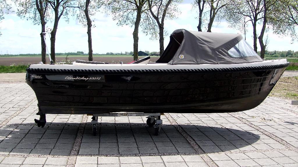 Oldambtsloep 530XL + Suzuki DF15, Watersport en Boten, Sloepen, Ophalen, Gebruikt, Rondzit, Info@watersportreinders.nl