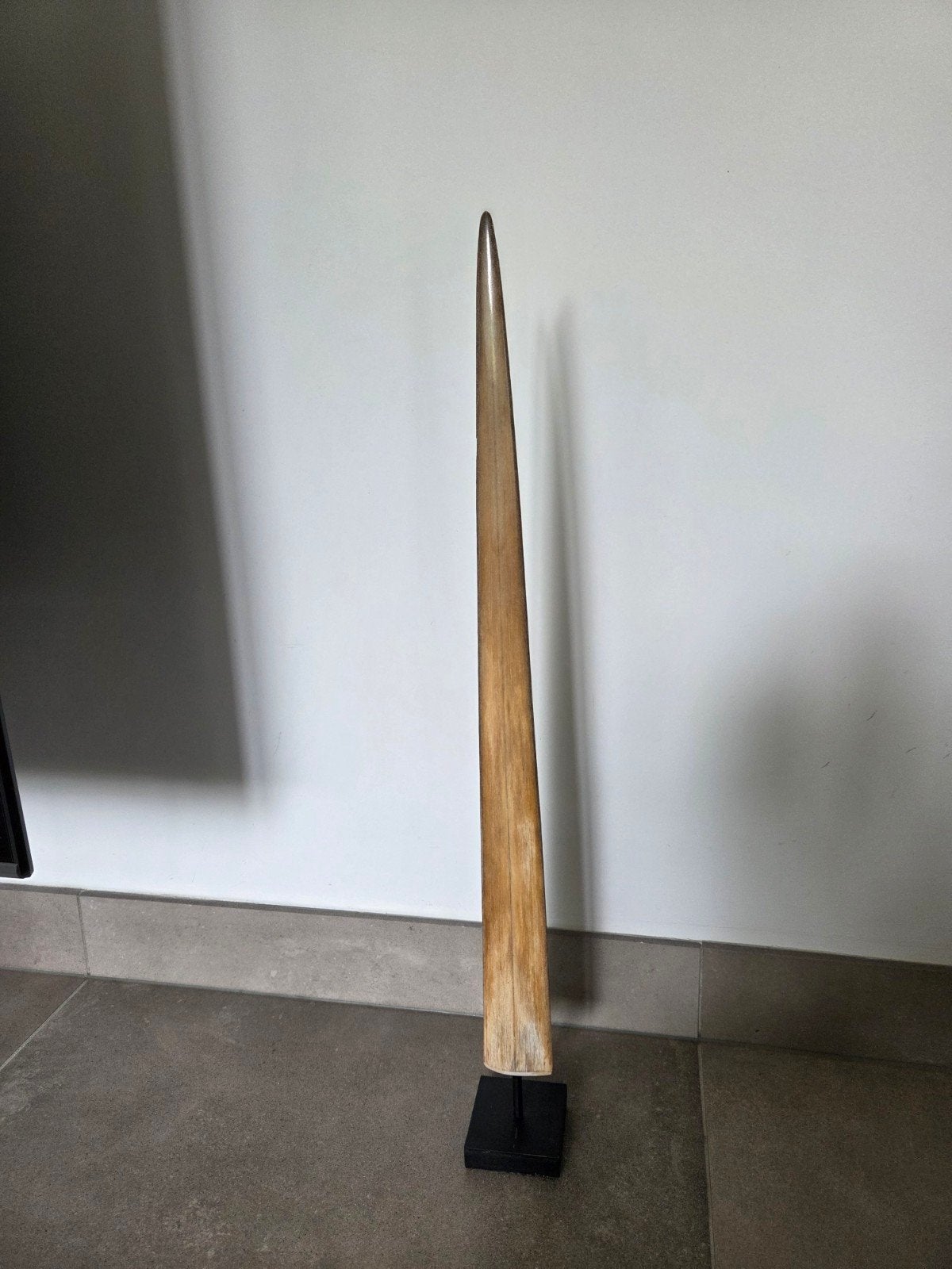 zwaardvistand op voet 66 cm schitterend ornament decoratie, Ophalen of Verzenden