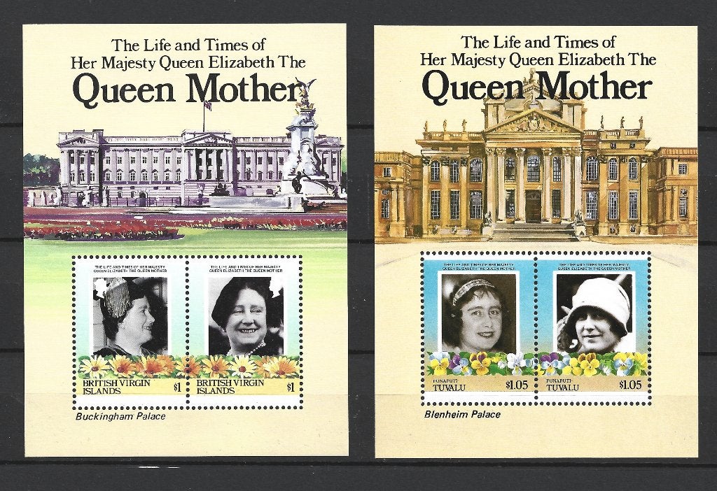 Tuvalu   Queen Mother  Elizabeth   (260609-5, Postzegels en Munten, Postzegels | Europa | UK, Ophalen of Verzenden, Postfris