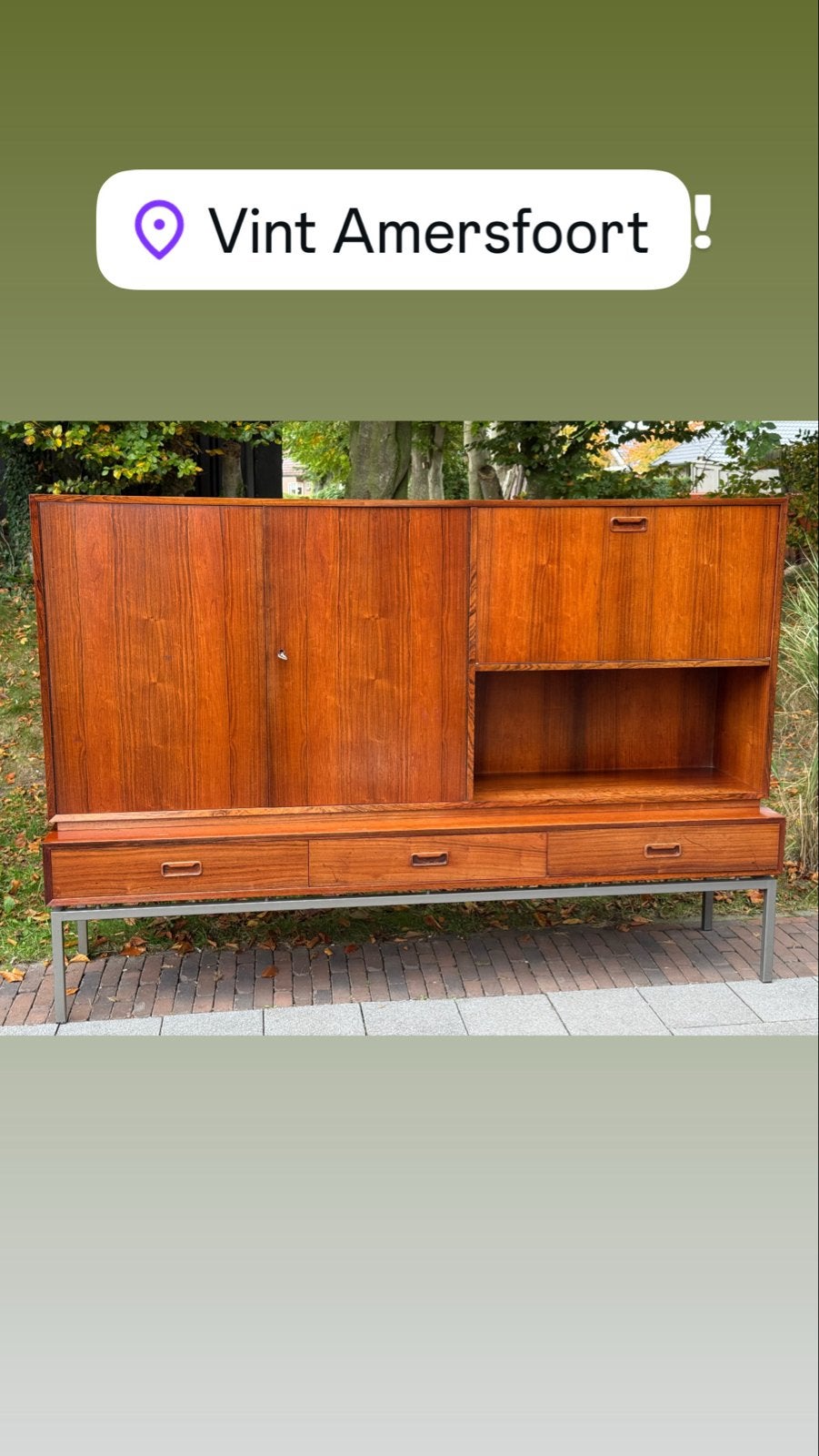 Prachtige Topform kast uit de sixties, Ophalen