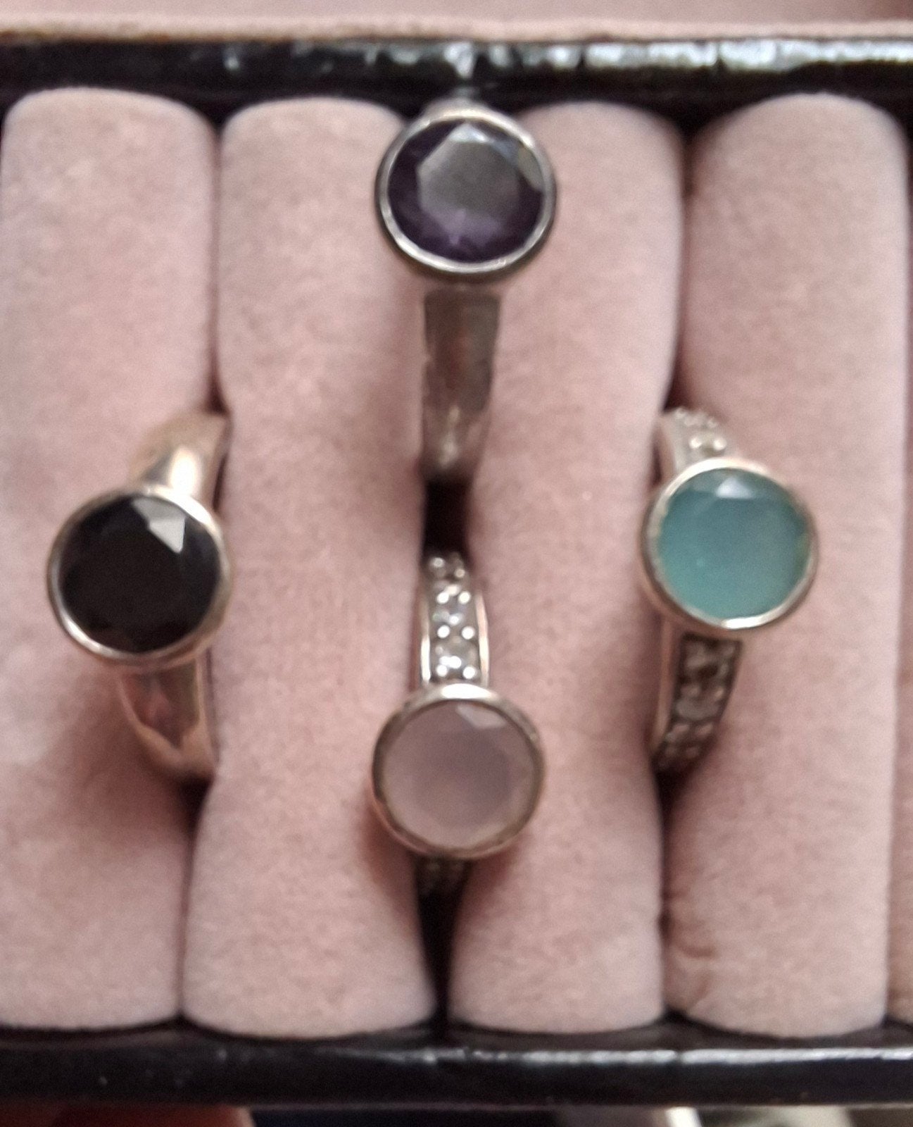 Ti Sento ring zwart maat 54, Sieraden, Tassen en Uiterlijk, Ringen, Zwart, Ophalen of Verzenden, Zo goed als nieuw, 17 tot 18