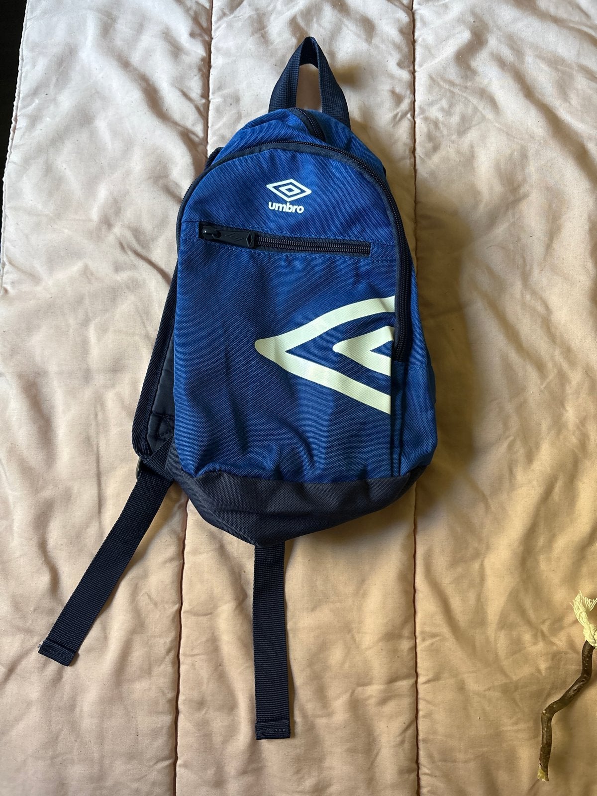 Umbro Rugzak - Blauw met Wit Logo, Ophalen of Verzenden, Zo goed als nieuw, Blauw, Algemeen