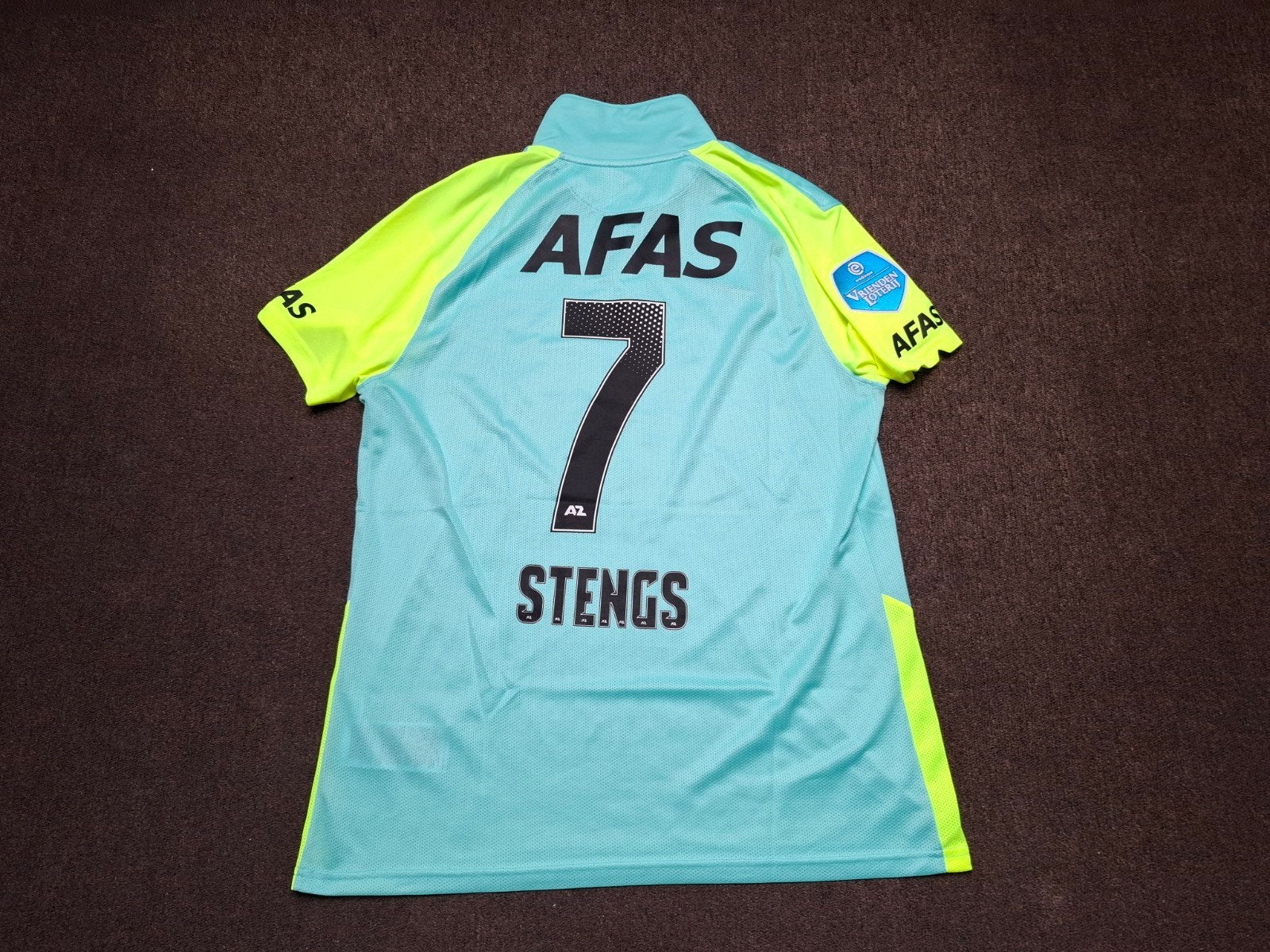 matchworn voetbalshirt Calvin Stengs AZ., Maat L, Ophalen of Verzenden, Zo goed als nieuw, Shirt