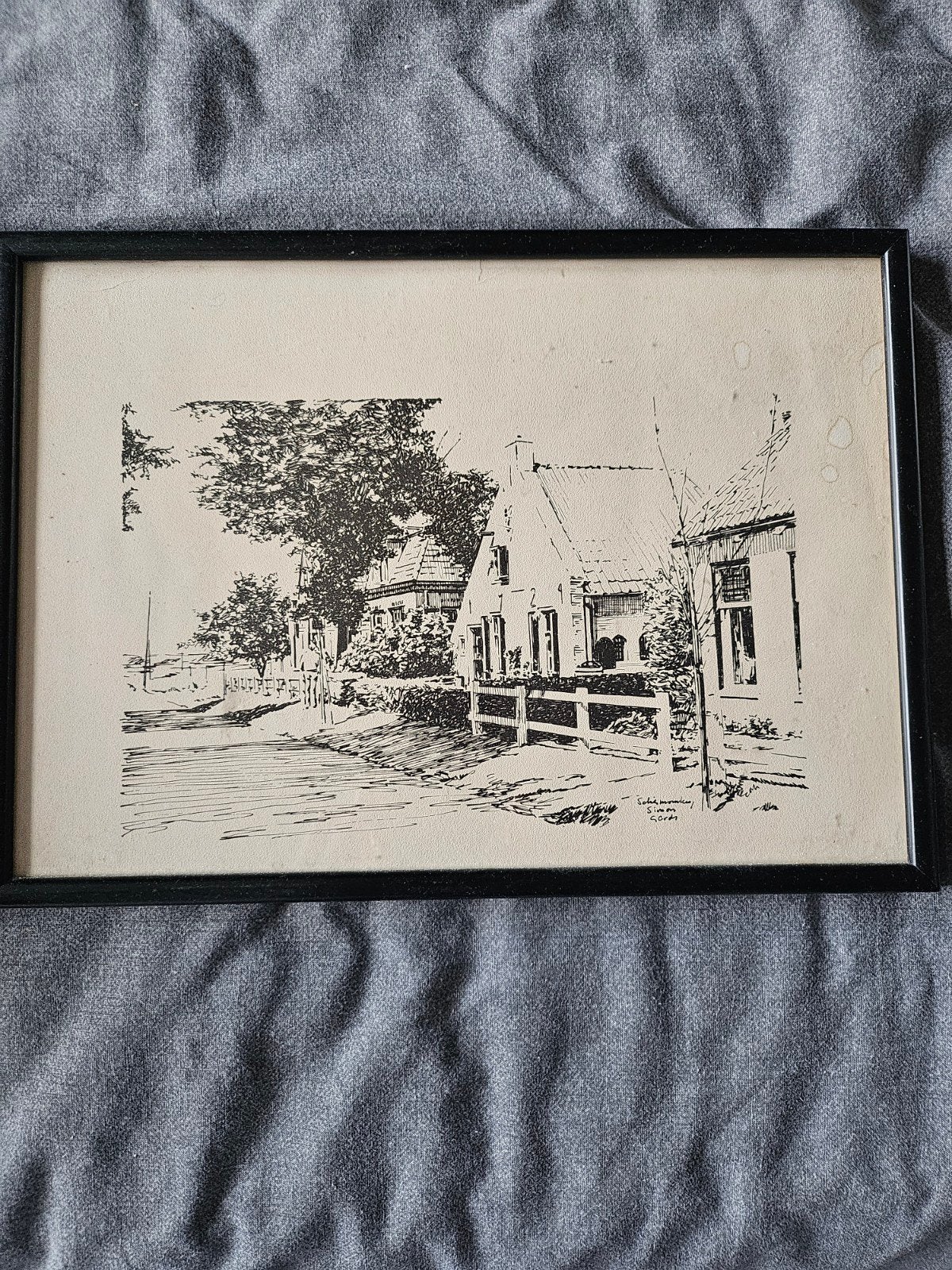 Schilderij van Simon Gerds - Schiermonnikoog, Ophalen of Verzenden, Schilderij, Overige technieken, Gesigneerd