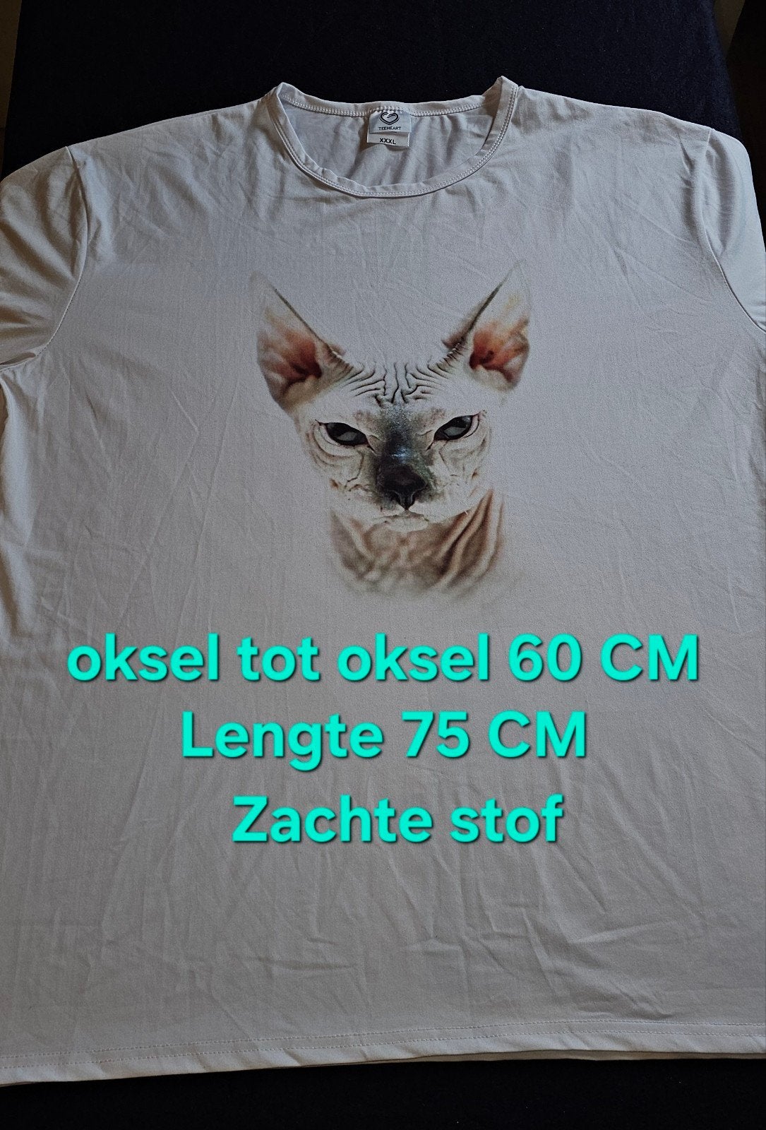 Sphynx, sphynx shirt, sphinx t shirt, sfinx kat, kleding, Ophalen of Verzenden, Nieuw, Korte mouw