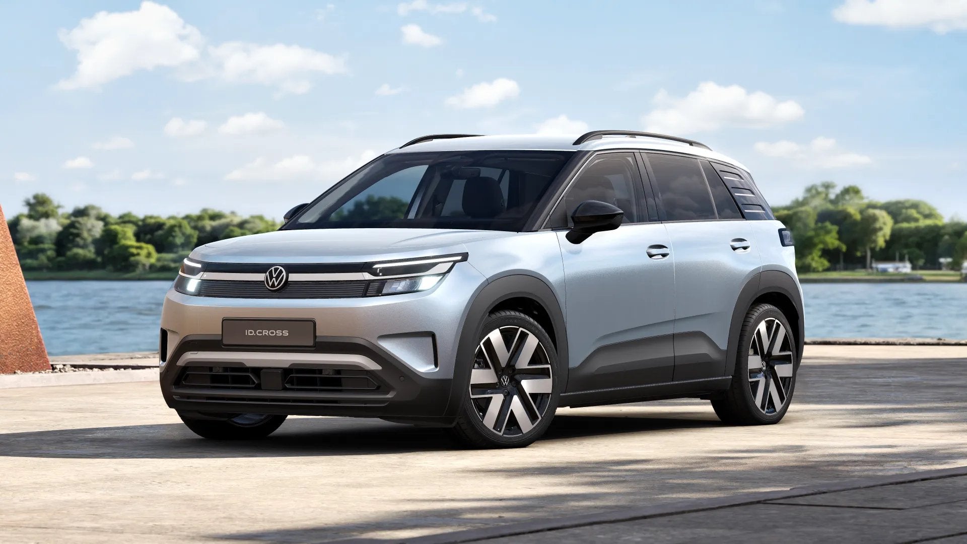 Volkswagen ID. Cross, Auto's, Volkswagen, Stof, 24 min, Nieuw, Parkeersensor
