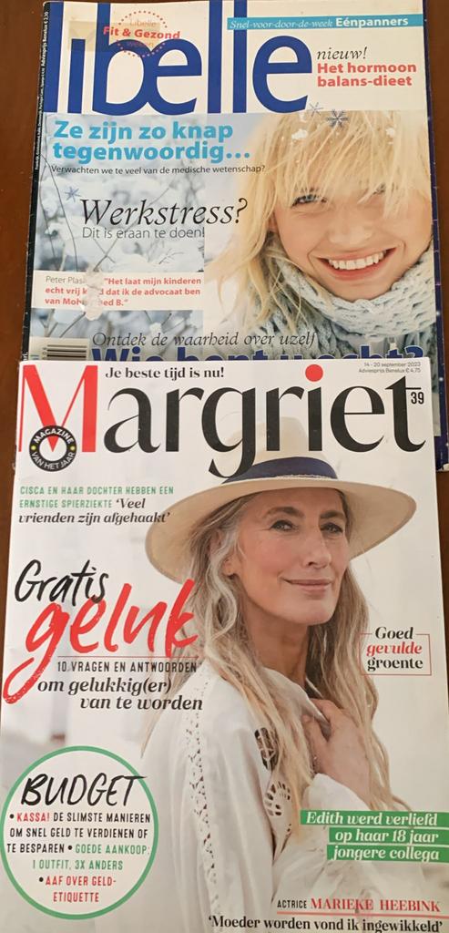 Jaargangen Margriet en Libelle, Ophalen, Gelezen, Damesbladen