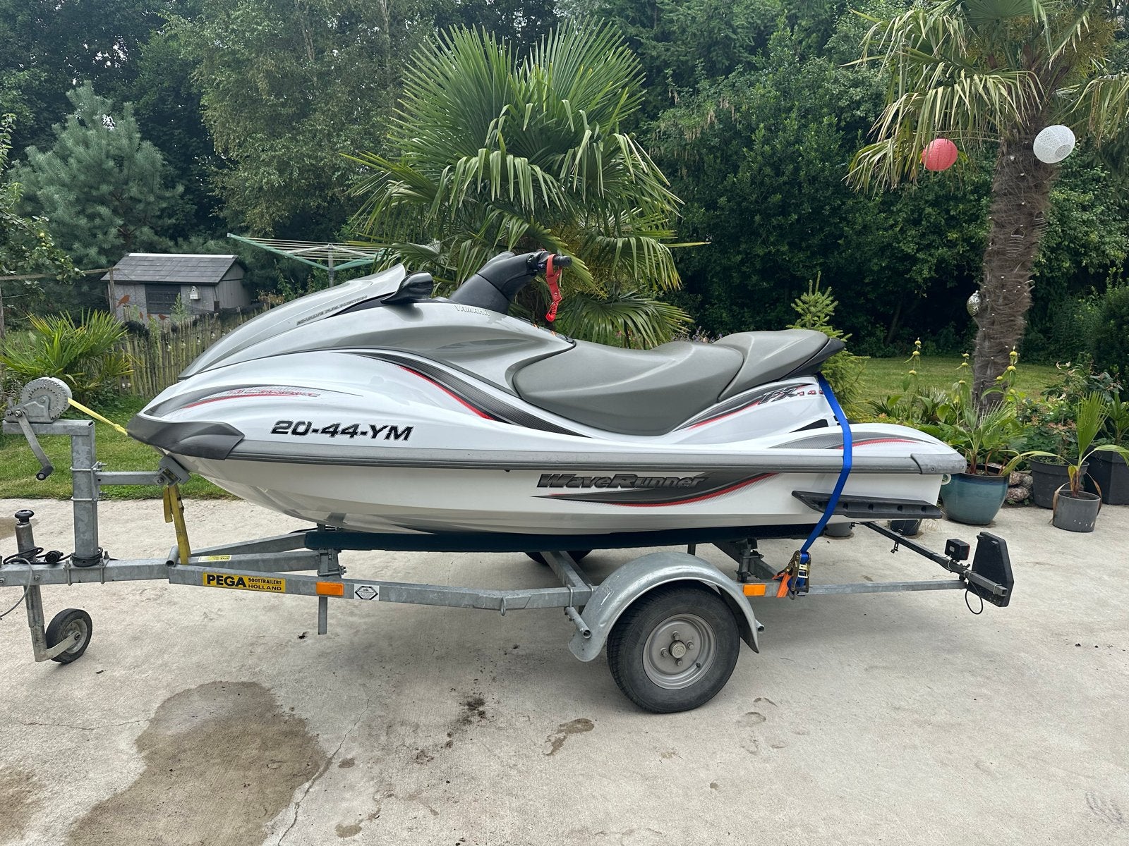 Yamaha WaveRunner fx 140 met pega trailer, Ophalen, Gebruikt, Benzine, 120 tot 200 pk