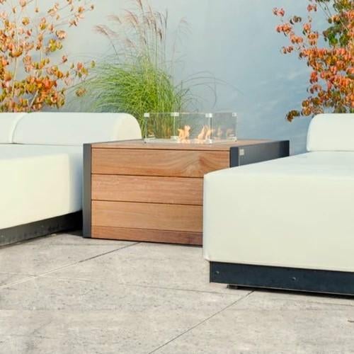 Aanbieding Knusse gastuinhaard "Lake" met glasset – Easyfire, Ophalen, Nieuw