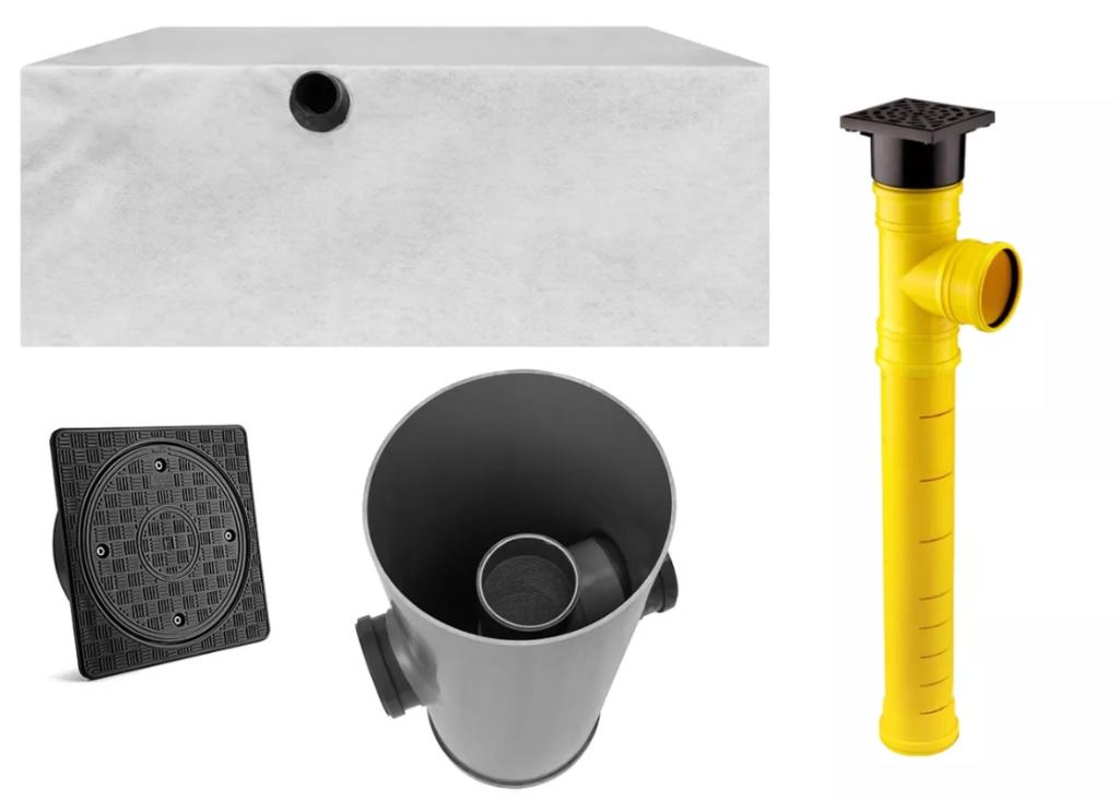 Compleet Regenwater Infiltratiesysteem 249.00€, Afvoer, Pvc, Nieuw, Ophalen of Verzenden