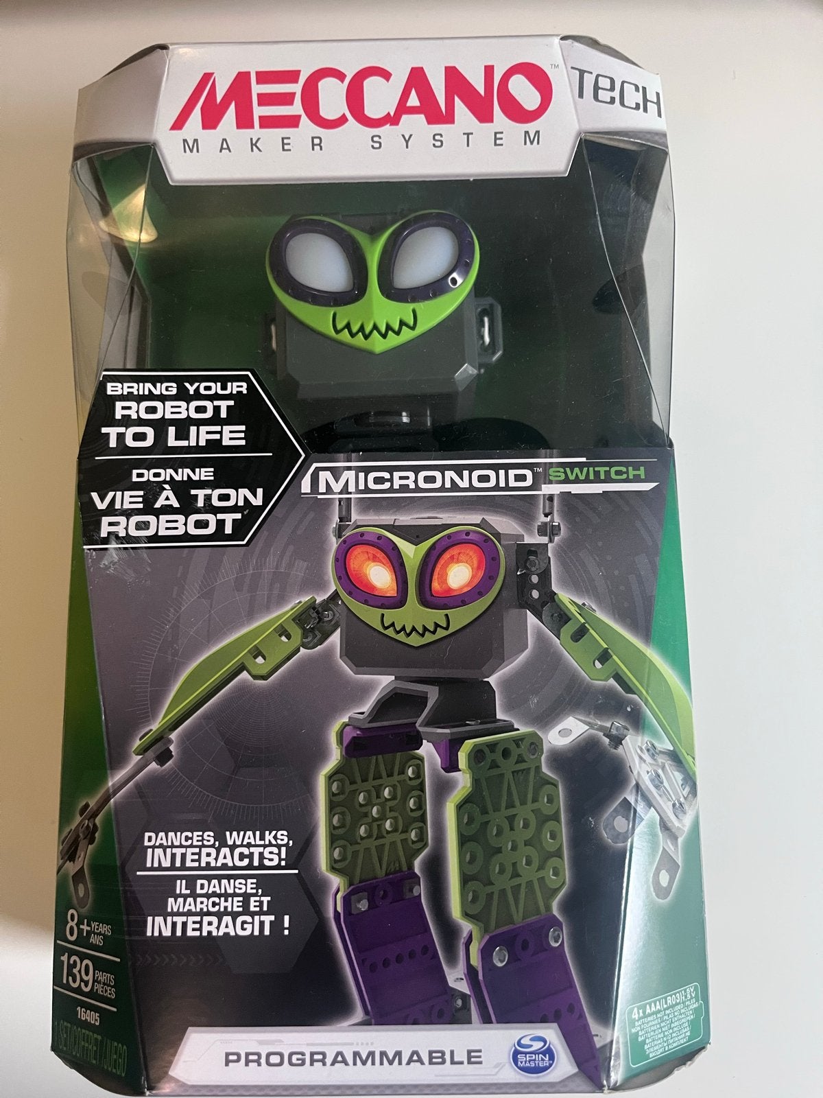 Meccano Micronoid Switch Robot - Nieuw in doos, Hobby en Vrije tijd, Nieuw, Meerkleurig, Ophalen of Verzenden, Educatief