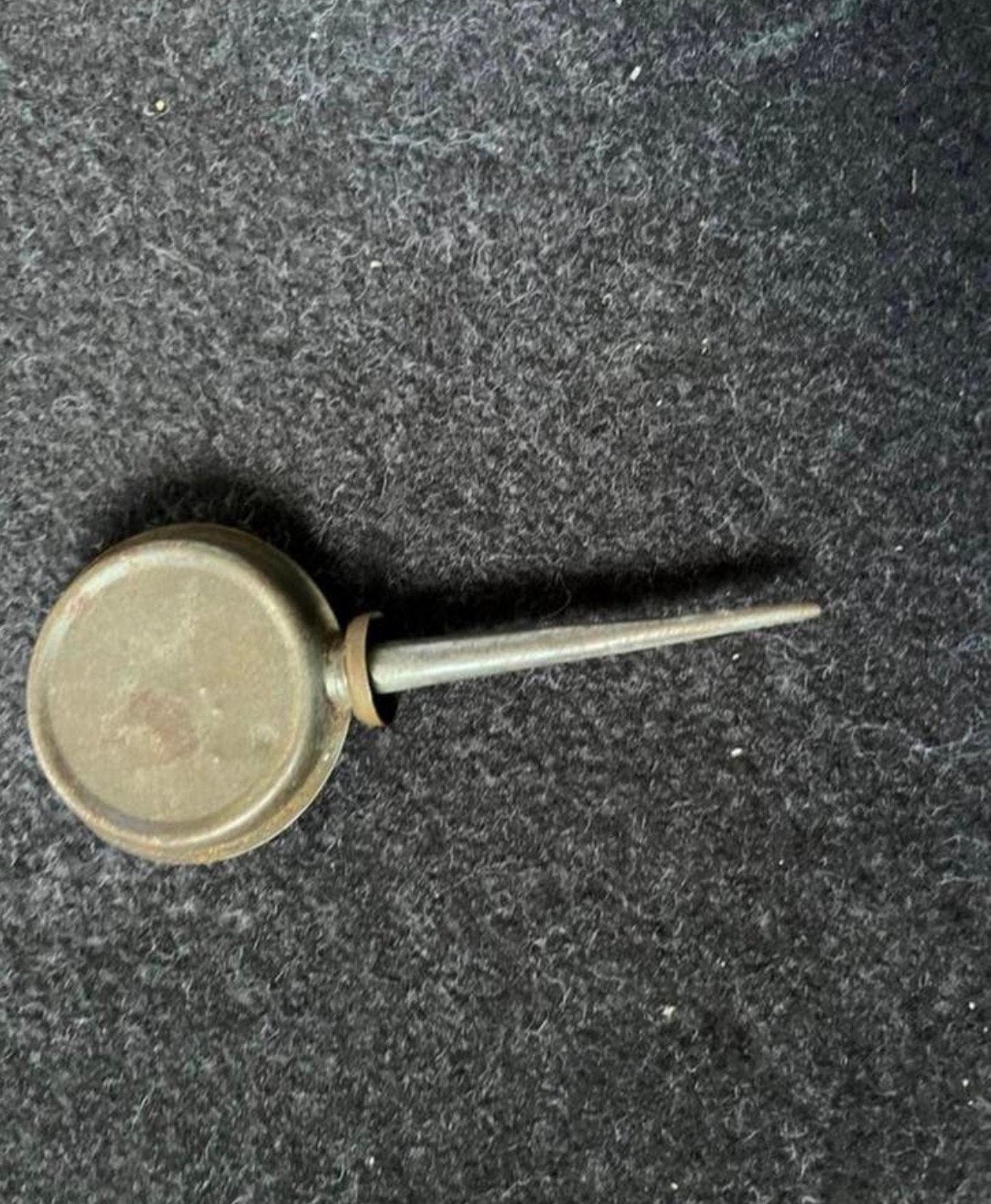 Antiek/vintage metalen oliespuitje, Ophalen of Verzenden