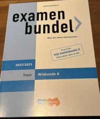 Examenbundel havo Wiskunde A 2022/2023, Boeken, Ophalen of Verzenden, Zo goed als nieuw, HAVO, Wiskunde A