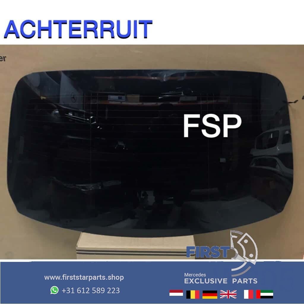 W205 ACHTERRUIT Mercedes C Klasse 2014-2021 RAAM ACHTER RUIT, Gebruikt, -, Ophalen of Verzenden, -
