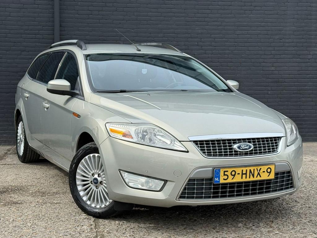 Ford Mondeo Wagon 2.0-16V Titanium AIRCO | CRUISE | TREKHAAK, Stof, Gebruikt, Origineel Nederlands, Handgeschakeld