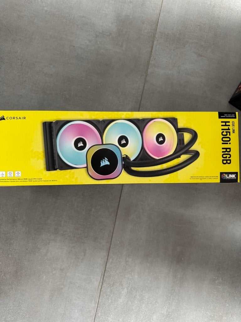Corsair iCUE LINK H150i RGB, Computers en Software, Ophalen of Verzenden, Zo goed als nieuw, Waterkoeling