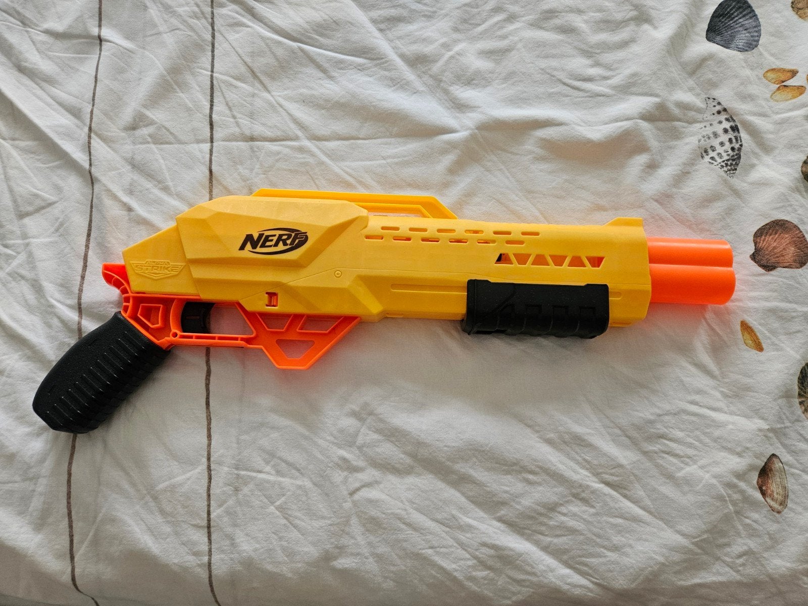 Nerf Alpha Strike Blaster - Gele Speelgoed Blaster, Ophalen of Verzenden
