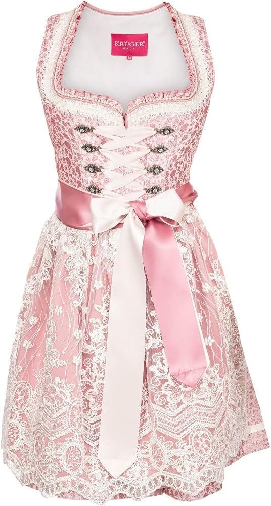 Kruger Dirndl Maat 36, Kleding | Dames, Jurken, Ophalen, Zo goed als nieuw, Roze, Maat 36 (S)