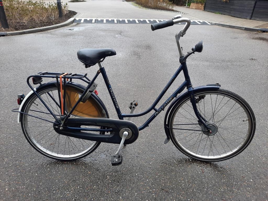 24 inch Gazelle Meisjesfiets (ZÉÉR NETTE EN GOEDE STAAT), Fietsen en Brommers, Fietsen | Meisjes, Ophalen, Terugtraprem, 24 inch