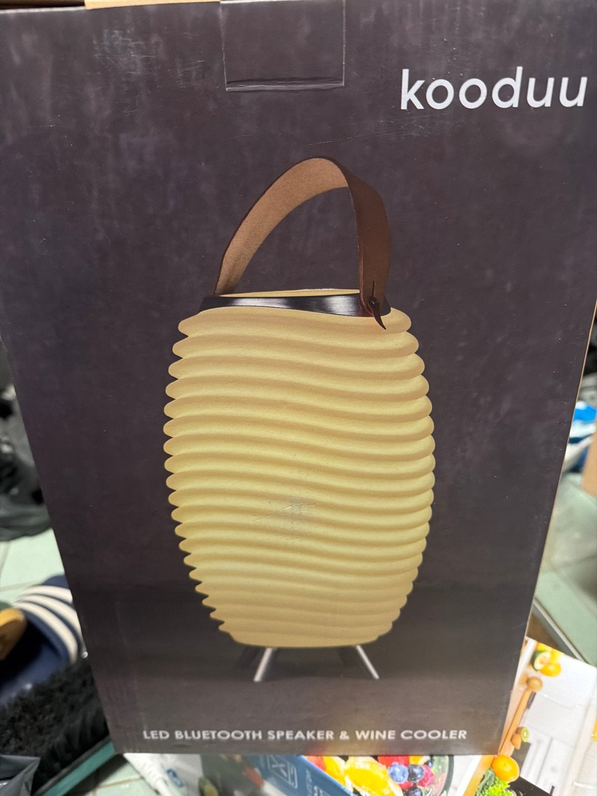 Kooduu Synergy 35S LED Bluetooth Speaker & Wijnkoeler Nieuw, Overige merken, Nieuw, Ophalen of Verzenden, Draagbare speaker