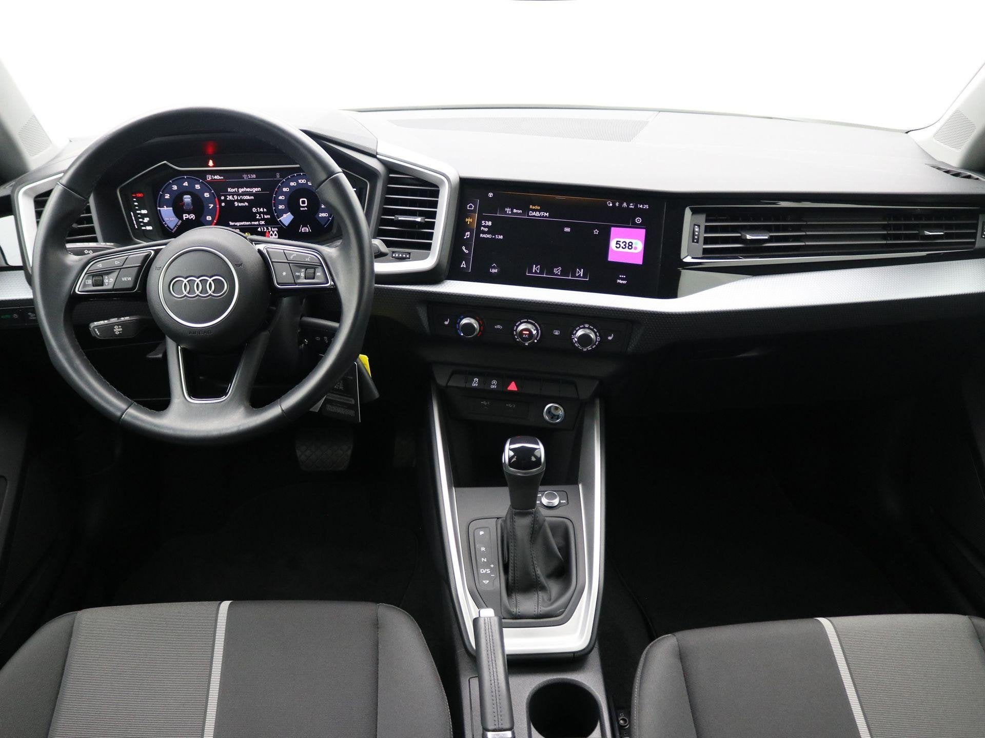 Audi A1 Sportback 30 TFSI Pro Line 110PK Automaat / Digitaal, Stof, LED verlichting, Blauw, 49 €/maand
