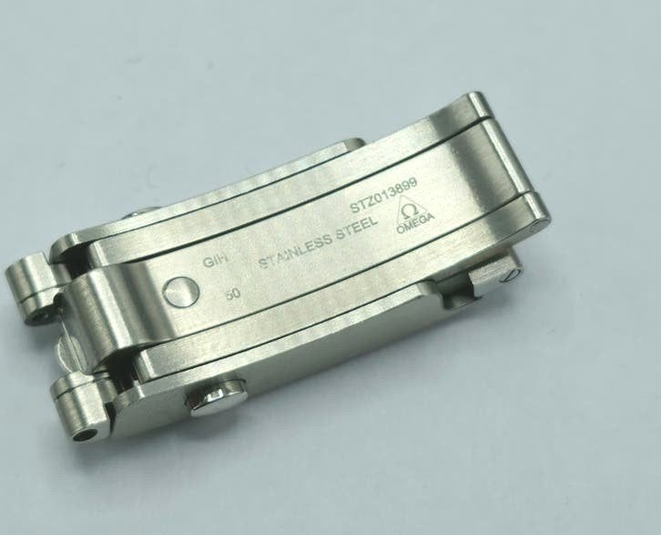 Omega speedmaster 20 mm / 3861 Clip sluiting met push, Ophalen of Verzenden, Omega, ., .